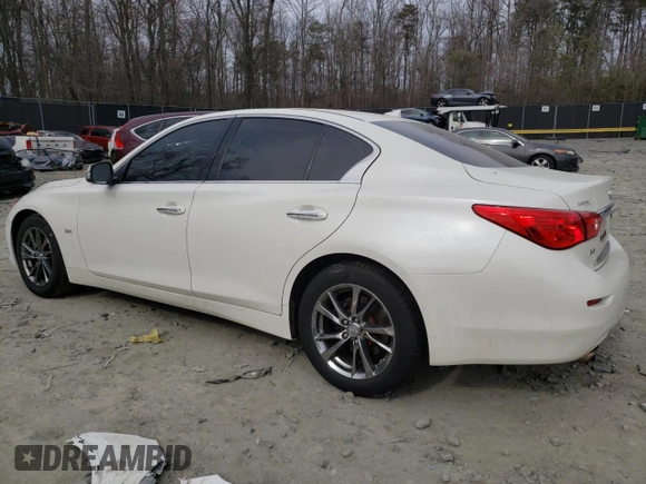 2017 Infiniti Q50 Signature Edition z VIN JN1EV7AR5HM839789, wystawiony jako Copart lot #47394005 z przebiegiem 57 152 mil mil oraz Szkoda całkowita • Salvage title. Historia ofert i sprzedaży dostępna na DreamBid. Obrazek 2.