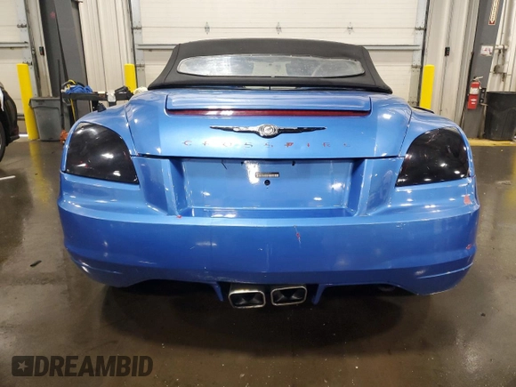 2005 Chrysler Crossfire Limited z VIN 1C3AN65L95X049339, wystawiony jako Copart lot #56718605 z przebiegiem 160 068 mil mil oraz Szkoda całkowita • Salvage title. Historia ofert i sprzedaży dostępna na DreamBid. Obrazek 6.