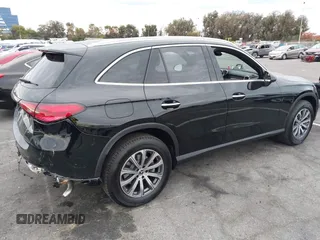 2025 Mercedes-Benz GLC with VIN W1NKM4GB1SF286963, listed as a IAAI auction lot 40970348 with 108 mi miles. Bid and sale history available at carsss.com. Image 4.