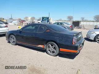 2005 Chevrolet Monte Carlo SS Supercharged z VIN 2G1WZ151659259069, wystawiony jako IAAI lot #41752228 z przebiegiem 164 861 mil mil oraz . Historia ofert i sprzedaży dostępna na DreamBid. Obrazek 3.
