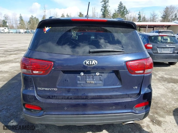 2019 Kia Sorento LX V6 with VIN 5XYPG4A53KG594866, listed as a IAAI auction lot 41812280 with NaN miles. Bid and sale history available at carsss.com. Image 16.