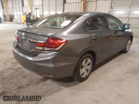 2013 Honda Civic LX z VIN 2HGFB2F50DH559408, wystawiony jako IAAI lot #41608166 z przebiegiem 155 745 mil mil oraz . Historia ofert i sprzedaży dostępna na DreamBid. Obrazek 4.