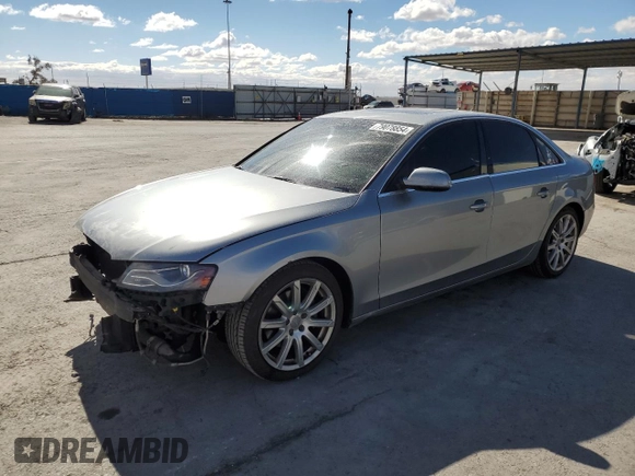 2010 Audi A4 2.0T Premium Plus with VIN WAUHFAFLXAN032044, listed as a Copart auction lot 79078854 with 177,708 mi miles and Salvage Title. Bid and sale history available at carsss.com. Image 1.