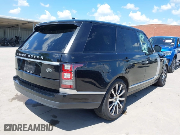 2016 Land Rover Range Rover with VIN SALGR2KF0GA297480, listed as a IAAI auction lot 42084758 with Not Provided miles and . Bid and sale history available at DreamBid. Image 4.
