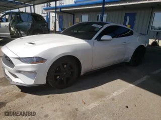 2018 Ford Mustang EcoBoost with VIN 1FA6P8TH1J5162722, listed as a Copart auction lot 48691765 with 154,936 mi miles and Clean Title. Bid and sale history available at carsss.com. Image 1.