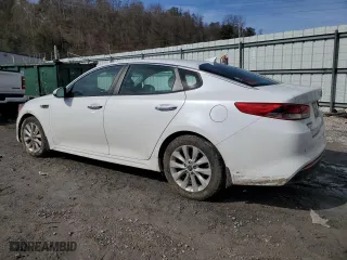 2018 Kia Optima LX with VIN 5XXGT4L30JG269084, listed as a Copart auction lot 46328535 with 138,523 mi miles and Salvage Title. Bid and sale history available at carsss.com. Image 2.