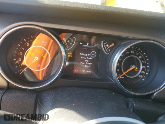 2020 Jeep Wrangler Unlimited Sport S z VIN 1C4HJXDN5LW248583, wystawiony jako Copart lot #86921404 z przebiegiem 113 323 mil mil oraz Czysty tytuł • Clean title. Historia ofert i sprzedaży dostępna na DreamBid. Obrazek 9.