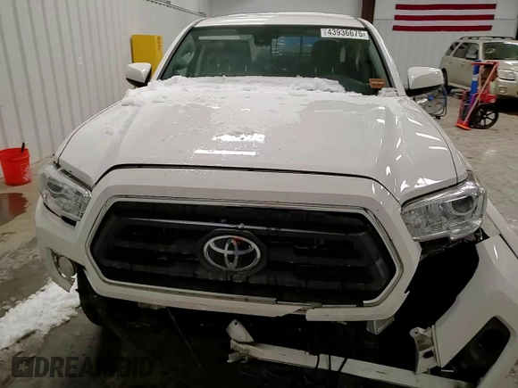 2023 Toyota Tacoma 4WD SR with VIN 3TYCZ5AN3PT144650, listed as a Copart auction lot 43936675 with 11,267 mi miles and Salvage Title. Bid and sale history available at carsss.com. Image 11.