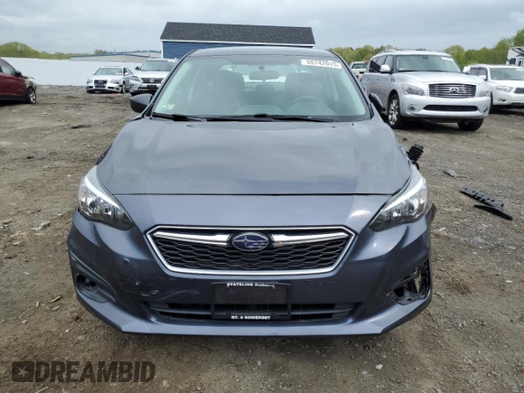 2017 Subaru Impreza Premium z VIN 4S3GKAB64H3609196, wystawiony jako Copart lot #55742075 z przebiegiem 45 133 mil mil oraz Szkoda całkowita • Salvage title. Historia ofert i sprzedaży dostępna na DreamBid. Obrazek 5.