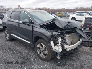 2021 Hyundai Santa Fe SEL with VIN 5NMS2DAJ7MH328989, listed as a IAAI auction lot 41744376 with 53,302 mi miles. Bid and sale history available at carsss.com. Image 1.