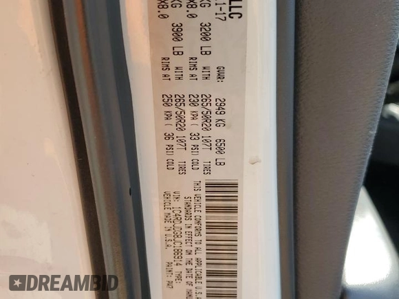 2018 Dodge Durango GT with VIN 1C4RDJDG8JC186914, listed as a Copart auction lot 55268245 with 99,738 mi miles and Salvage title. Bid and sale history available at DreamBid. Image 13.