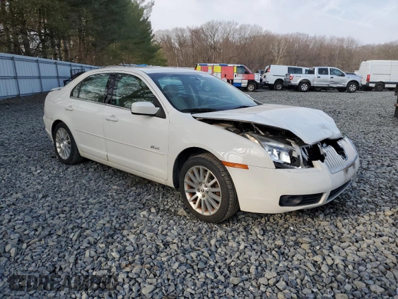 2008 Mercury Milan Premier with VIN 3MEHM02118R611209, listed as a Copart auction lot 48666495 with 108,798 mi miles and Salvage Title. Bid and sale history available at carsss.com. Image 4.