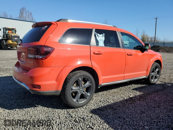 2018 Dodge Journey Crossroad with VIN 3C4PDDGGXJT477424, listed as a Copart auction lot 48290895 with 42,538 mi miles and Salvage Title. Bid and sale history available at DreamBid. Image 3.