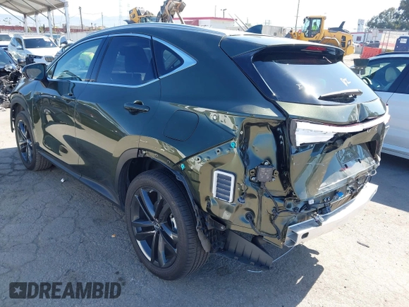 2023 Lexus NX 450h+ Luxury with VIN JTJHKCFZ0P2017929, listed as a IAAI auction lot 42282635 with 18,611 mi miles and . Bid and sale history available at DreamBid. Image 3.