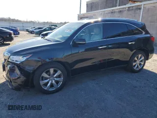 2014 Acura MDX Advance with VIN 5FRYD4H86EB029325, listed as a Copart auction lot 45663895 with 119,219 mi miles and Salvage Title. Bid and sale history available at DreamBid. Image 1.
