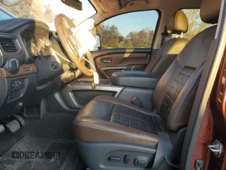 2016 Nissan Titan XD Platinum Reserve with VIN 1N6BA1F40GN505987, listed as a Copart auction lot 80798344 with 78,393 mi miles and Salvage Title. Bid and sale history available at carsss.com. Image 7.