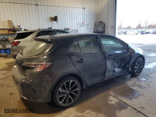 2021 Toyota Corolla Hatchback XSE with VIN JTNA4MBE0M3107347, listed as a Copart auction lot 41522465 with 25,947 mi miles and Salvage Title. Bid and sale history available at carsss.com. Image 3.