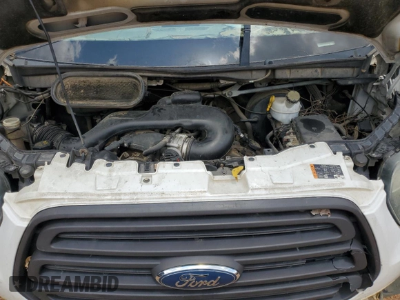 2015 Ford Transit Cargo with VIN 1FTNR2CM9FKA08696, listed as a Copart auction lot 57649205 with 427,477 mi miles and Salvage title. Bid and sale history available at DreamBid. Image 12.