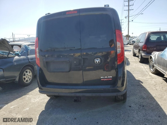 2016 Ram ProMaster City Cargo Van Tradesman SLT with VIN ZFBERFBT7G6B03208, listed as a Copart auction lot 48781765 with 67,382 mi miles and Salvage Title. Bid and sale history available at carsss.com. Image 6.