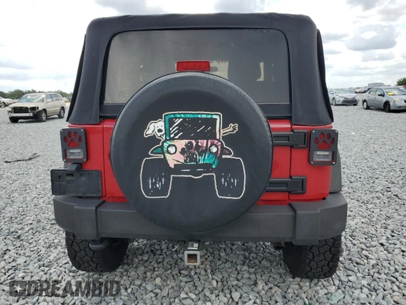2012 Jeep Wrangler Sport with VIN 1C4GJWAGXCL171903, listed as a Copart auction lot 55036135 with Not Provided miles and Salvage Title. Bid and sale history available at carsss.com. Image 6.