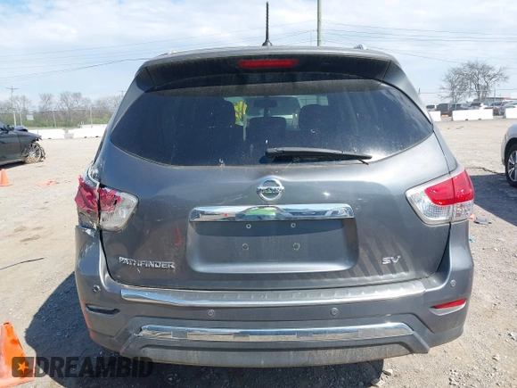 2015 Nissan Pathfinder S with VIN 5N1AR2MN7FC633528, listed as a IAAI auction lot 41905726 with 159,525 mi miles and . Bid and sale history available at DreamBid. Image 16.