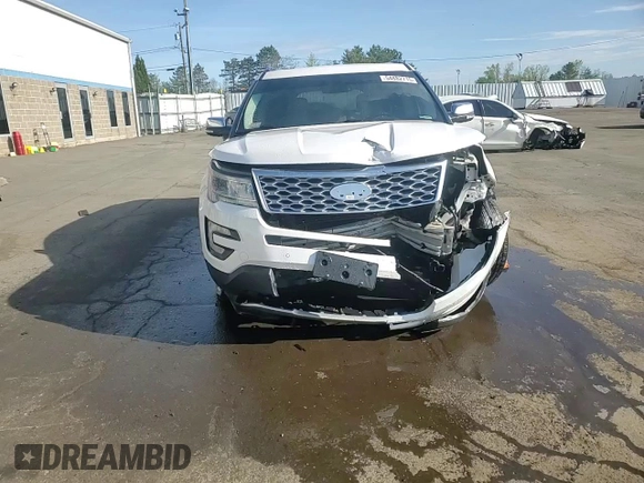2016 Ford Explorer Platinum with VIN 1FM5K8HT8GGB25290, listed as a Copart auction lot 54882715 with 104,299 mi miles and Salvage Title. Bid and sale history available at DreamBid. Image 14.