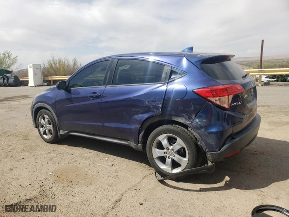 2016 Honda HR-V LX with VIN 3CZRU6H37GM729109, listed as a Copart auction lot 51066695 with 107,857 mi miles and Salvage Title. Bid and sale history available at carsss.com. Image 2.