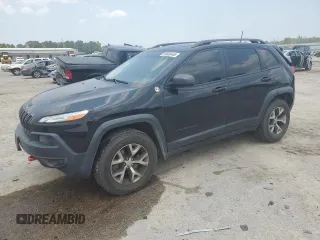 2017 Jeep Cherokee Trailhawk with VIN 1C4PJMBS6HW551205, listed as a Copart auction lot 59503455 with 103,583 mi miles and Salvage title. Bid and sale history available at DreamBid. Image 1.
