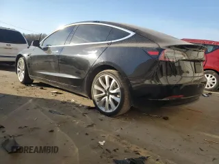 2019 Tesla Model 3 Mid Range with VIN 5YJ3E1EA9KF412525, listed as a Copart auction lot 48689825 with 134,768 mi miles and Salvage Title. Bid and sale history available at DreamBid. Image 2.