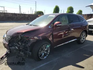 2013 Lexus RX 450h with VIN JTJZB1BA9D2008859, listed as a Copart auction lot 61040415 with 158,823 mi miles and Salvage title. Bid and sale history available at DreamBid. Image 1.