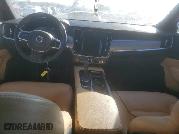 2017 Volvo S90 Momentum with VIN YV1A22MK5H1005636, listed as a Copart auction lot 75541594 with 100,405 mi miles and Salvage Title. Bid and sale history available at DreamBid. Image 8.