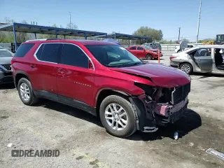 2018 Chevrolet Traverse LT Cloth with VIN 1GNERGKW6JJ242459, listed as a Copart auction lot 58420105 with 98,586 mi miles and Salvage title. Bid and sale history available at DreamBid. Image 15.