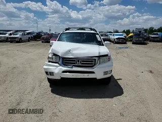 2014 Honda Ridgeline RTL with VIN 5FPYK1F53EB009121, listed as a Copart auction lot 62029614 with Not Provided miles and Clean Title. Bid and sale history available at carsss.com. Image 10.