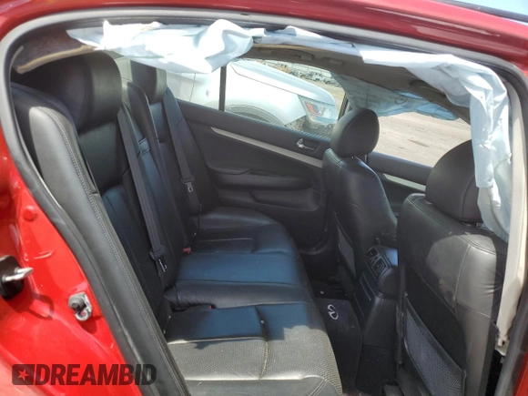 2008 Infiniti G35 x with VIN JNKBV61F88M252453, listed as a Copart auction lot 61467724 with 167,241 mi miles and Salvage Title. Bid and sale history available at DreamBid. Image 10.