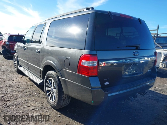 2017 Ford Expedition Max XLT z VIN 1FMJK1HT5HEA02260, wystawiony jako IAAI lot #41215077 z przebiegiem 180 000 mil mil oraz . Historia ofert i sprzedaży dostępna na DreamBid. Obrazek 3.
