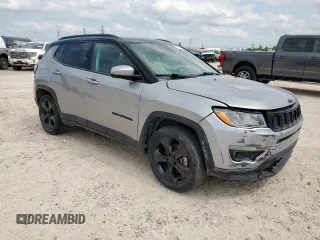 2021 Jeep Compass Altitude with VIN 3C4NJCBB2MT532314, listed as a Copart auction lot 57624295 with 55,329 mi miles and Salvage title. Bid and sale history available at DreamBid. Image 4.