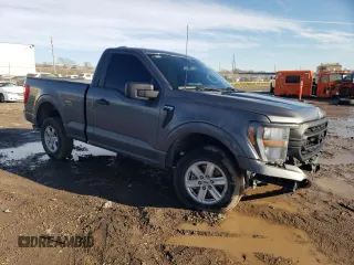 2023 Ford F-150 XL with VIN 1FTMF1C50PKF62668, listed as a Copart auction lot 88860525 with 20,170 mi miles and Salvage Title. Bid and sale history available at carsss.com. Image 4.
