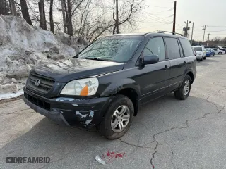 2003 Honda Pilot EX with VIN 2HKYF18673H552702, listed as a Copart auction lot 49175585 with 204,995 mi miles and Clean Title. Bid and sale history available at carsss.com. Image 2.