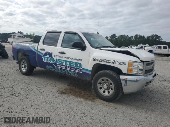 2013 Chevrolet Silverado 1500 LT with VIN 3GCPCSEA9DG359769, listed as a Copart auction lot 53912875 with 165,484 mi miles and Salvage Title. Bid and sale history available at DreamBid. Image 4.