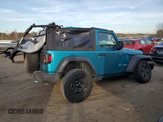 2020 Jeep Wrangler Willys с VIN 1C4GJXAN2LW328634, выставлен на аукционе Copart как лот 79975764 с пробегом 43 186 миль миль и Списание • Salvage title. История ставок и продаж доступна на DreamBid. Изображение 3.