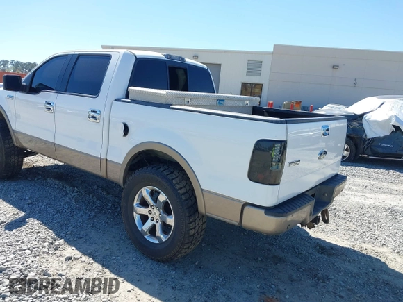 2005 Ford F-150 XLT with VIN 1FTPW12525KF04265, listed as a IAAI auction lot 41863650 with 215,895 mi miles. Bid and sale history available at carsss.com. Image 3.