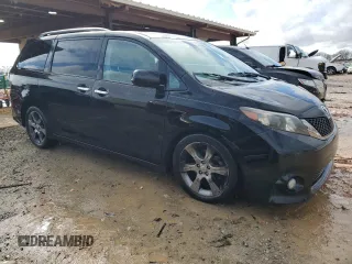 2014 Toyota Sienna SE with VIN 5TDXK3DC8ES512706, listed as a Copart auction lot 43325815 with 190,498 mi miles and Salvage Title. Bid and sale history available at DreamBid. Image 4.