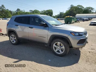 2023 Jeep Compass Sport z VIN 3C4NJDANXPT536715, wystawiony jako Copart lot #53182585 z przebiegiem 43 671 mil mil oraz Szkoda całkowita • Salvage title. Historia ofert i sprzedaży dostępna na DreamBid. Obrazek 4.