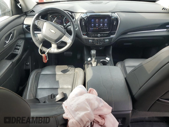 2021 Chevrolet Traverse LT Leather with VIN 1GNEVHKWXMJ177394, listed as a Copart auction lot 71630004 with 51,714 mi miles and Non Repairable. Bid and sale history available at carsss.com. Image 8.