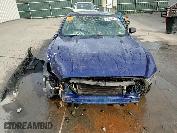 2015 Ford Mustang GT with VIN 1FA6P8CF0F5418662, listed as a Copart auction lot 55444845 with Not Provided miles and Salvage Title. Bid and sale history available at DreamBid. Image 14.