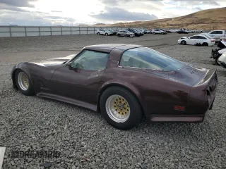 1981 Chevrolet Corvette with VIN 1G1AY8764B5108674, listed as a Copart auction lot 81905804 with 50,014 mi miles and Salvage Title. Bid and sale history available at carsss.com. Image 2.