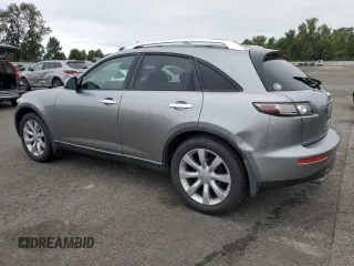 2005 Infiniti FX35 with VIN JNRAS08W15X220057, listed as a Copart auction lot 68580064 with 209,893 mi miles and Salvage Title. Bid and sale history available at carsss.com. Image 2.