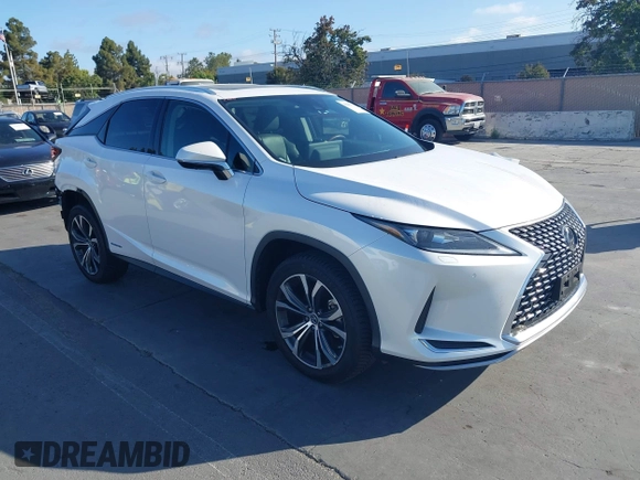 2021 Lexus RX 450h with VIN 2T2HGMDA2MC071281, listed as a IAAI auction lot 42587770 with 88,009 mi miles and . Bid and sale history available at DreamBid. Image 1.