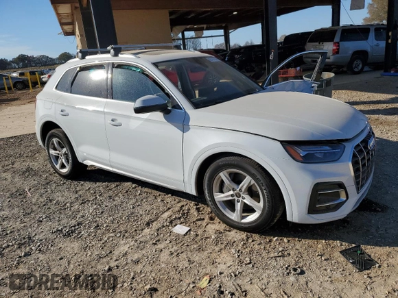 2024 Audi Q5 Premium with VIN WA1ABAFYXR2089184, listed as a Copart auction lot 82797764 with 0 mi miles and Salvage Title. Bid and sale history available at carsss.com. Image 4.