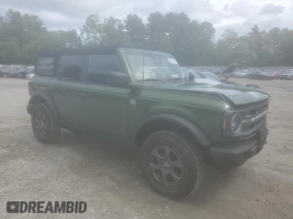 2022 Ford Bronco with VIN 1FMDE5BH8NLB01419, listed as a Copart auction lot 58089485 with 70,401 mi miles and Salvage title. Bid and sale history available at DreamBid. Image 4.